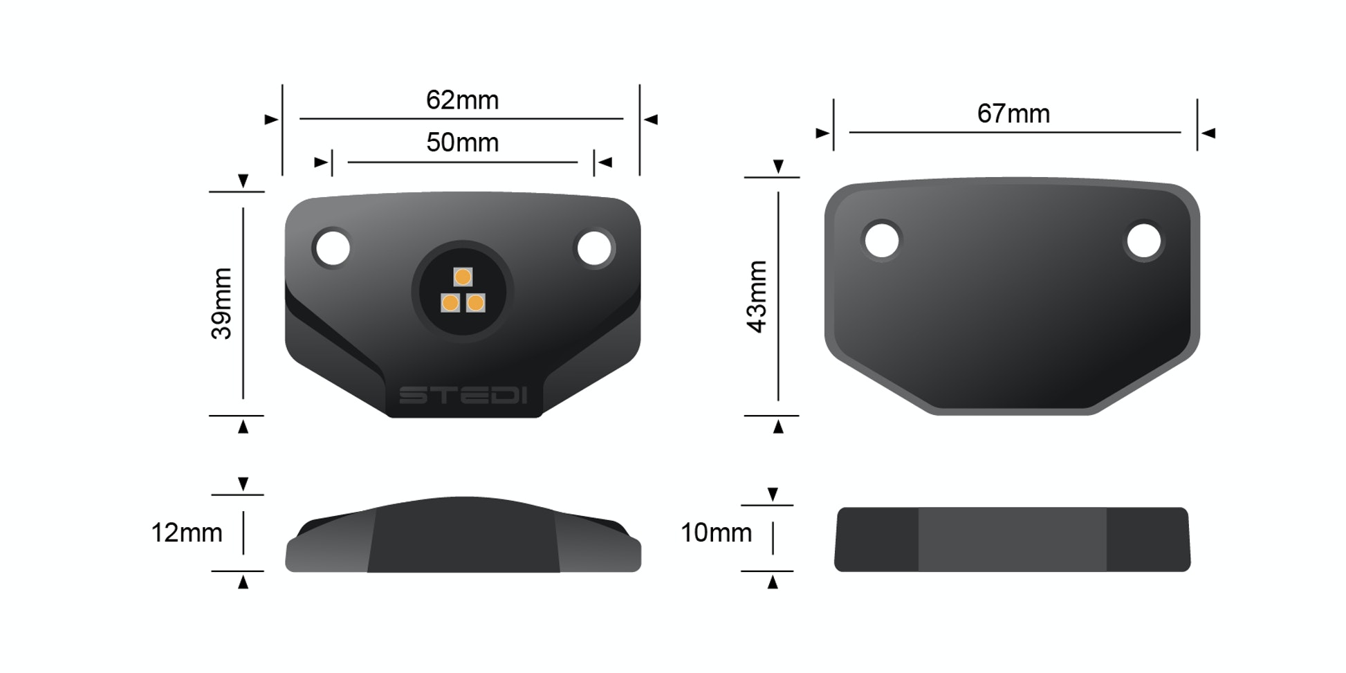 STEDI Surface Single LED Rock Light